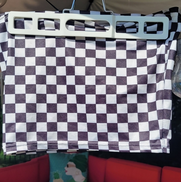 Checkered Tube Top - Picture 7 of 9